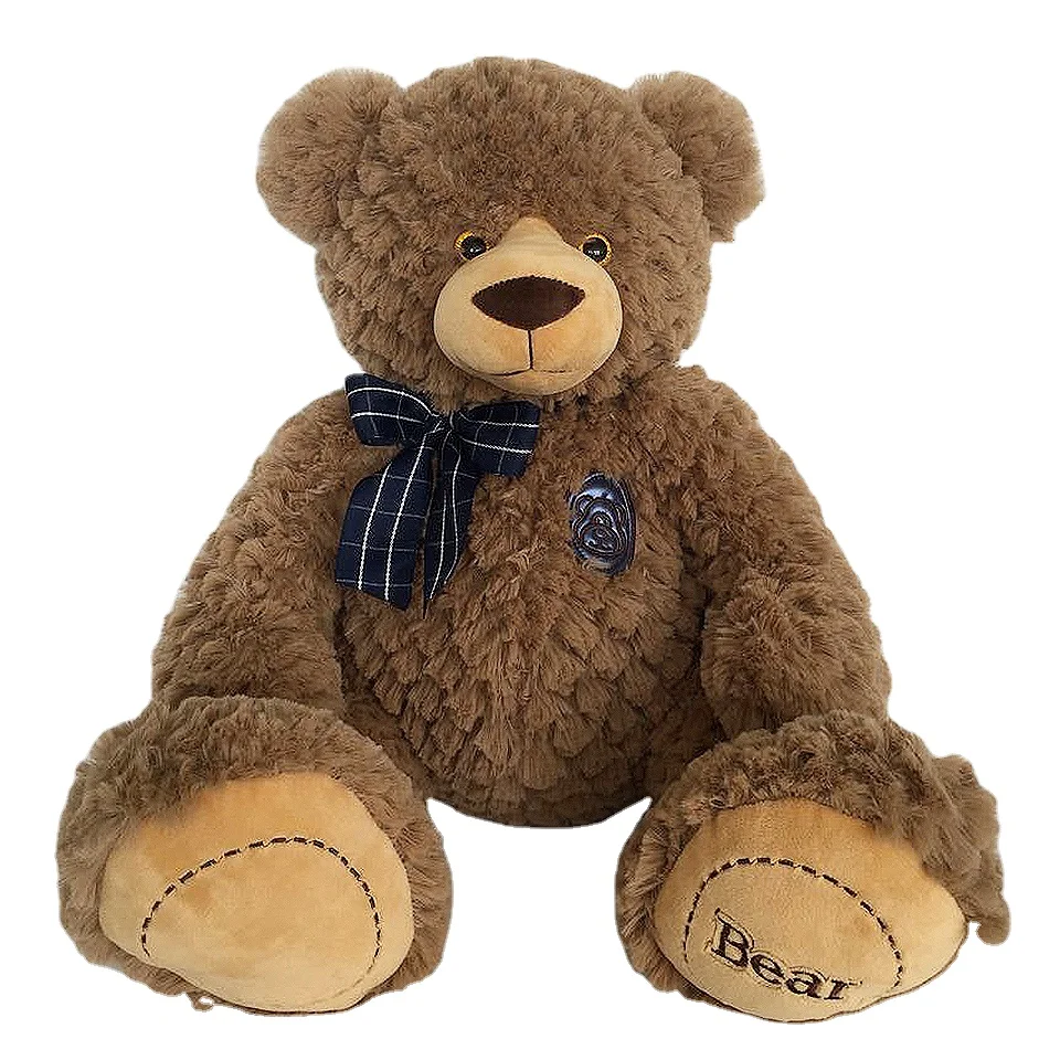 New style beautiful clothed teddy bear plush toy soft stuffed animal  bear plush toy with scarf wholesale bear plush toy