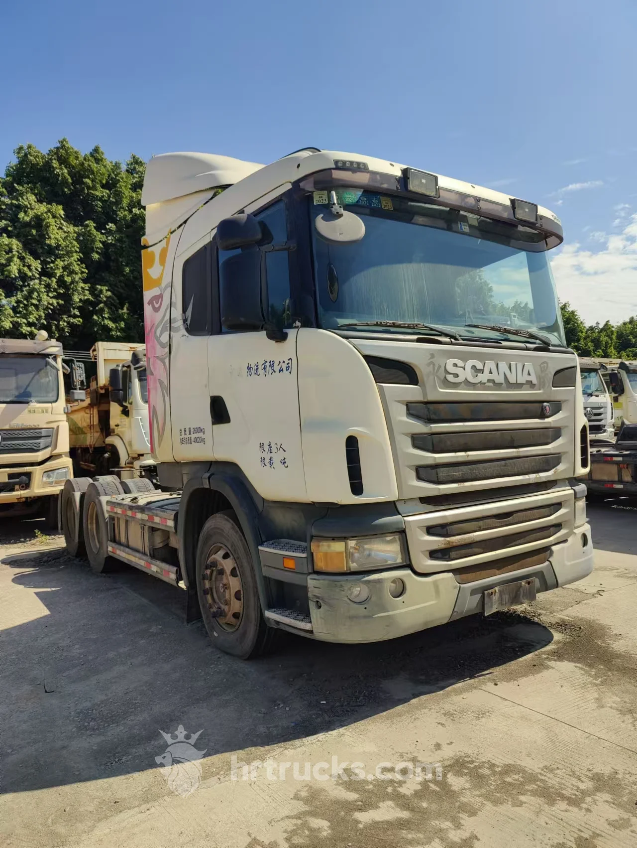 2015-2018 6x4 б/у головка трактора Scania G440 CNG дизельное топливо для грузовиков стандарт выбросов Евро 3 новое состояние 0 км продажи