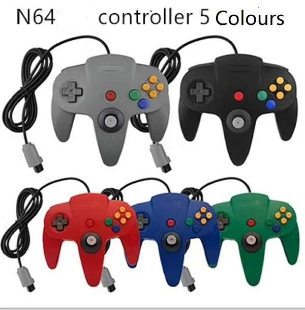 Для N64 проводной контроллер N64 Джойстик игровой контроллер свободная палка