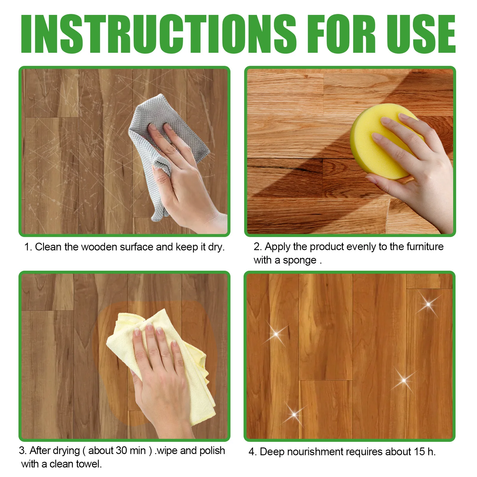 High Quality 100% Natural Beeswax Wooden Furniture Clean Polish Maintenance Scratch Remover Waterproof Floor Restoration Cream