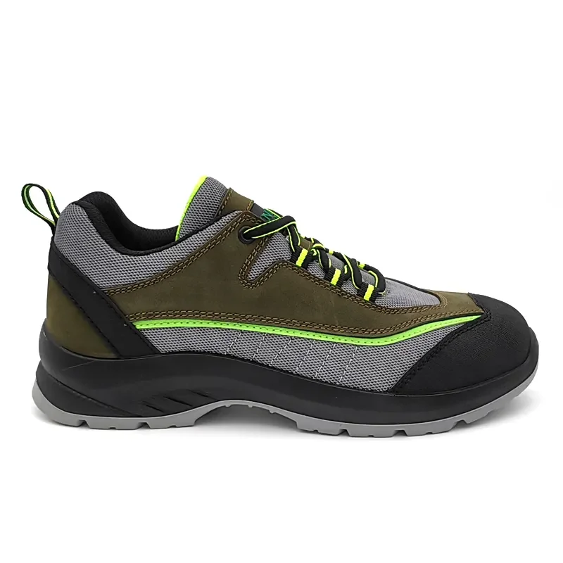 safety shoe composite toe Waterproof Genuine leather Upper low cut   casual work shoes Puncture resistant PU sole