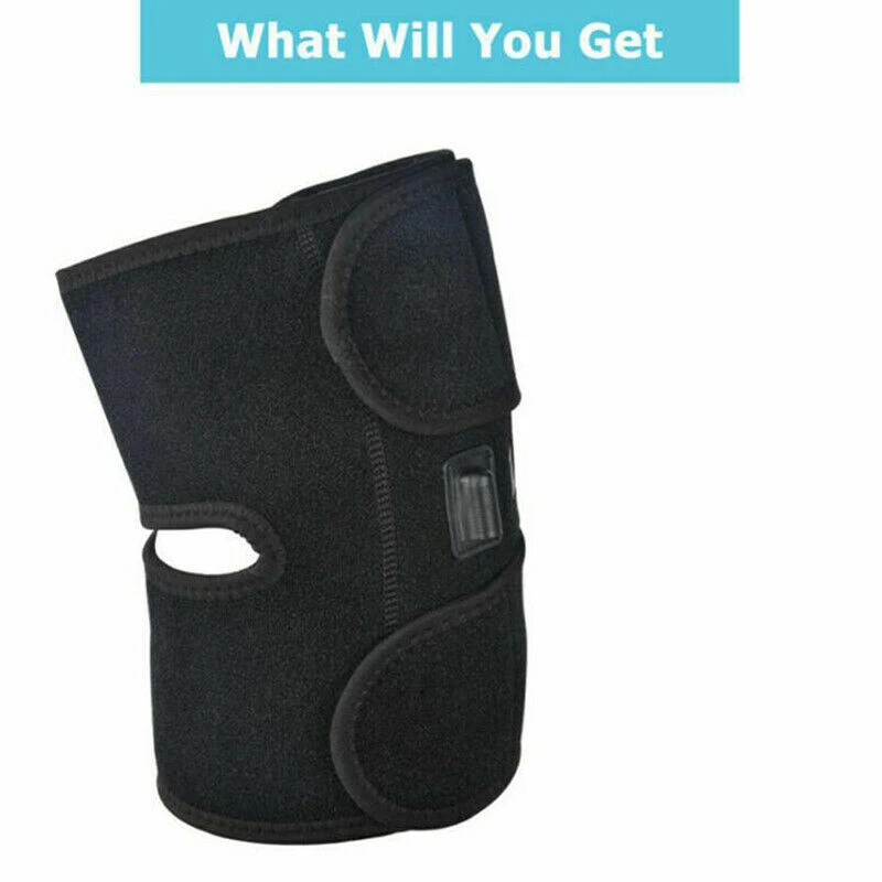 
Electric Heated Leg Wrap Belt Brace Arthritis Pain Relief Knee Pad Warm Therapy 