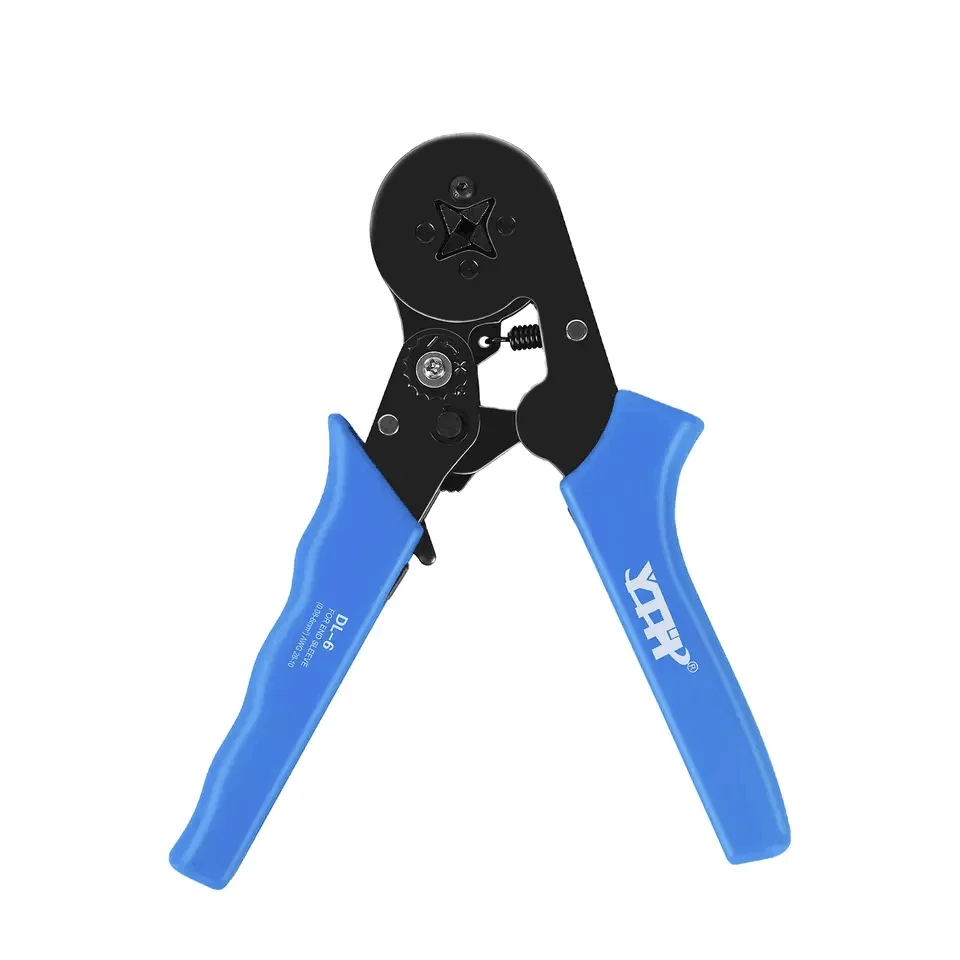 Multi-functional 6-6 0.25-6mm Ratchet Cable Crimping Tools Tubular Terminal Crimping Pliers round nose Euro