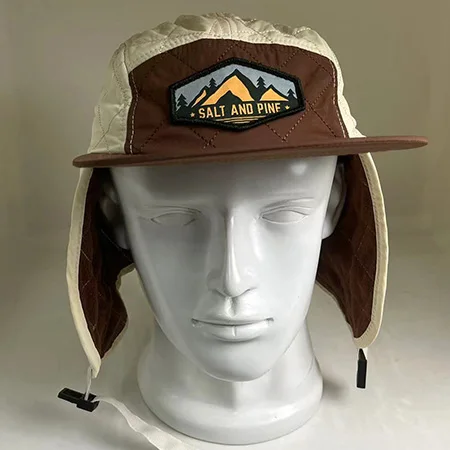 Custom soft brim Earflap Cap Winter hat  Faux Fur Russian Earflaps Aviator Hat