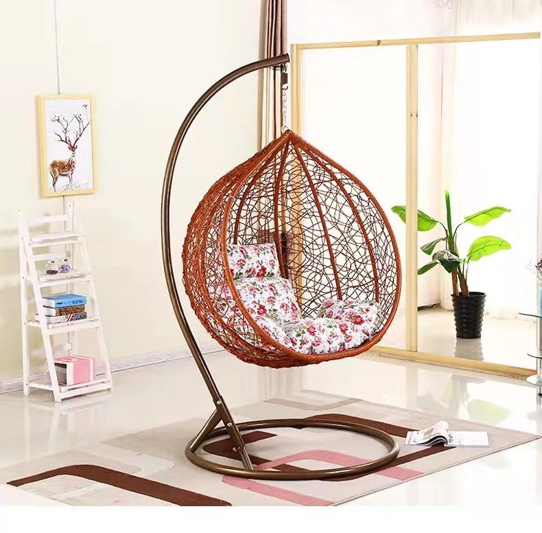 Лидер продаж, уличный садовый Плетеный гамак для внутреннего дворика, подвесное кресло-качели из ротанга для яиц