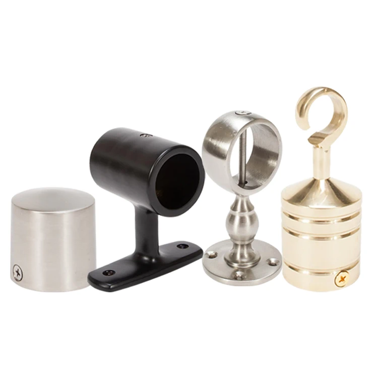 Custom Metal End Cap Fitting For Handrail Barrier Rope Snap Hook Cord