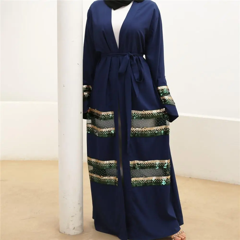 
Oman Qatar Dubai Abaya Kimono for Women Quality Muslim Dress Maxi Dresses Open Design 