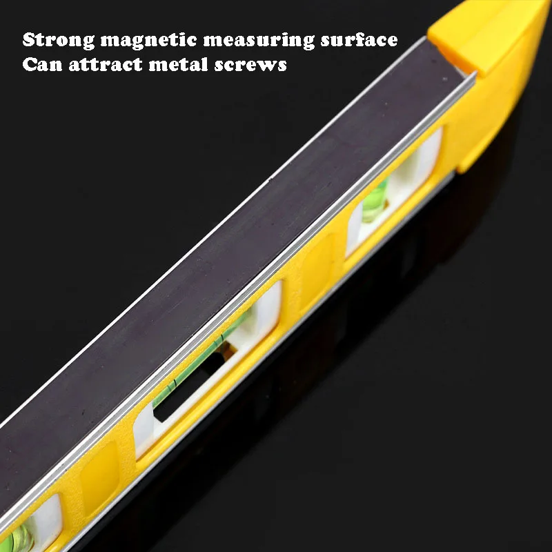 Mini high-precision household level ruler with magnetic stripe, portable household decoration level ruler, mini level ruler