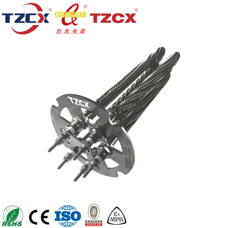 The popular TZCX brand stainless steel electric finned air heater heating element for dryer/baker/oven
