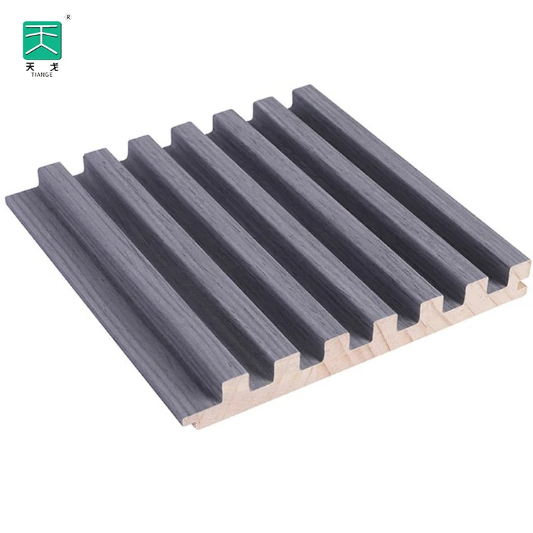 TianGe Villa Wall Decor Manufacturers Vertical Wooden Slats Pine Wood Fluted Panels