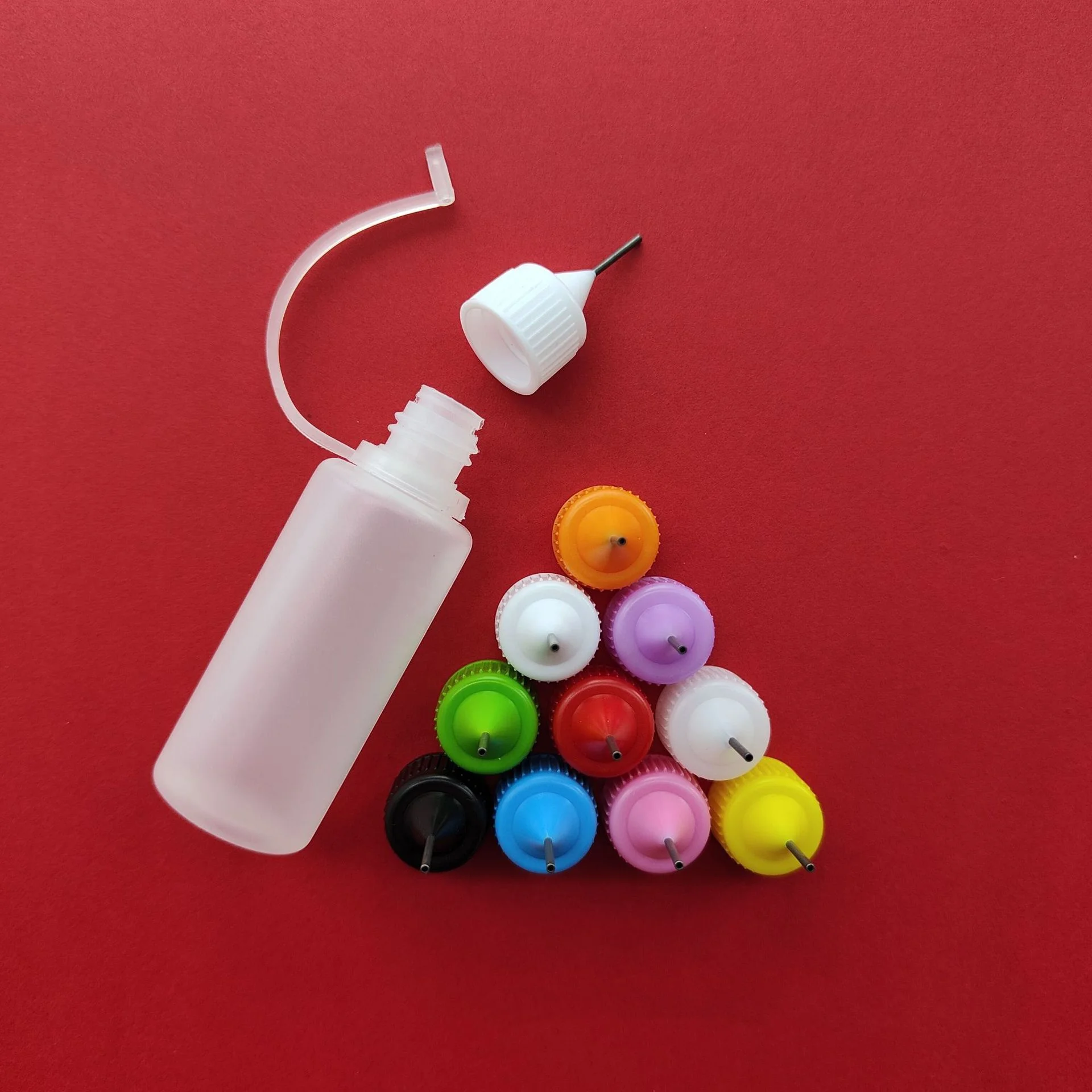 Hot Pe 20ml Plastic Ink Liquid Dropper Bottle Steel Needle Tip Oil Squeeze Juice Bottle