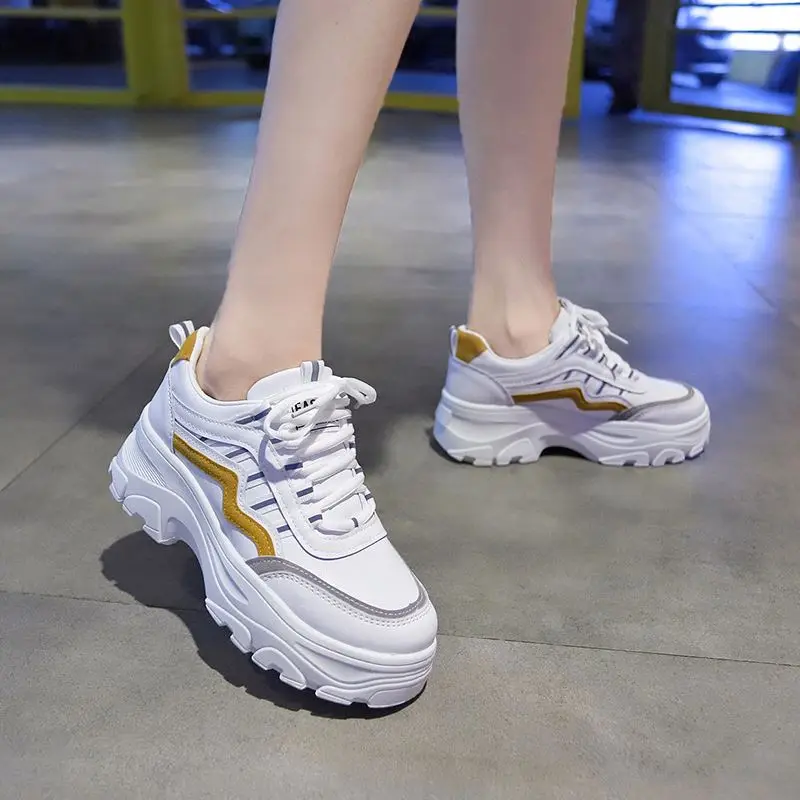 Wholesale New design brand sport joyride platform shoes lace up women
