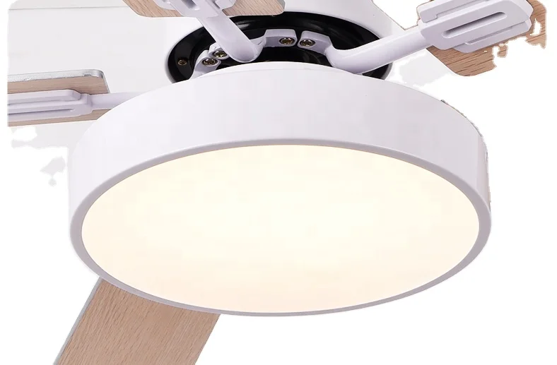 724B MDF blade Ceiling Fan With Light Living Room
