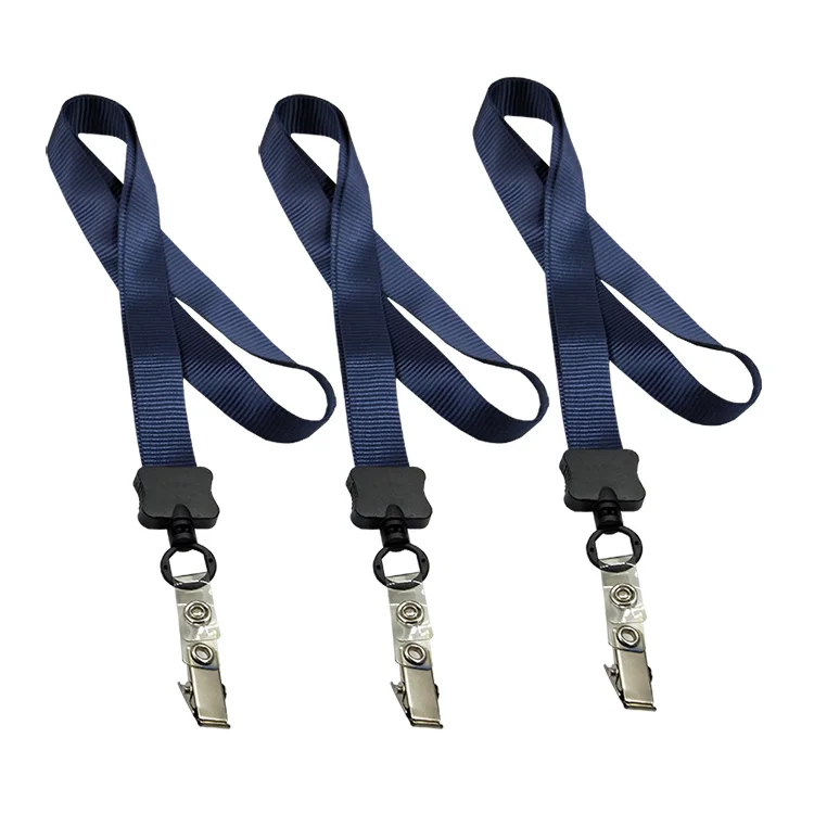 
Custom sublimation polyester neck lanyard with plastic holder, ID card holder custom lanyards 