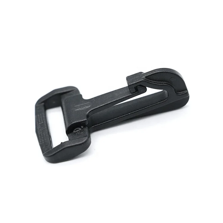 Wholesale 20mm 25mm 32mm 38mm 50mm Black Plastic Snap Buckle Backpack Bag Accessories Hook Clip