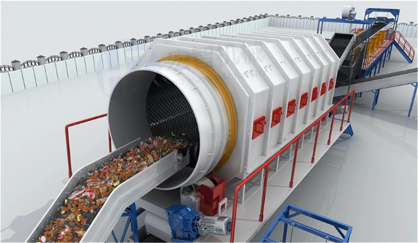 Municpal solid waste sorting plant to RDF (refuse derived fuel) Manufacturing plant
