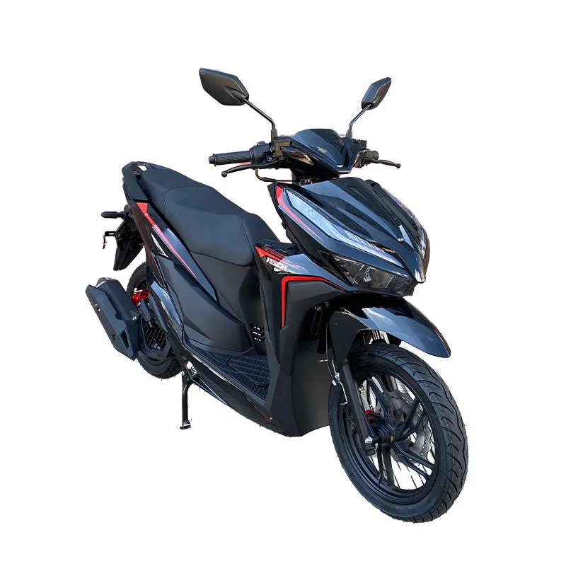 125cc 150cc powerful Gasoline Motorcycle with air cooled engine max speed 85km/h Front Rear Disc brake Adult moped on road