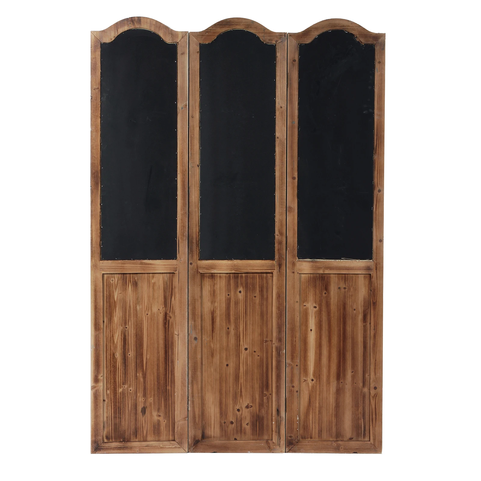 Antique Wooden Decorative Screen Room Divider Movable Partition Wall System Vintage Folding Space Max Quantity For Home Decor