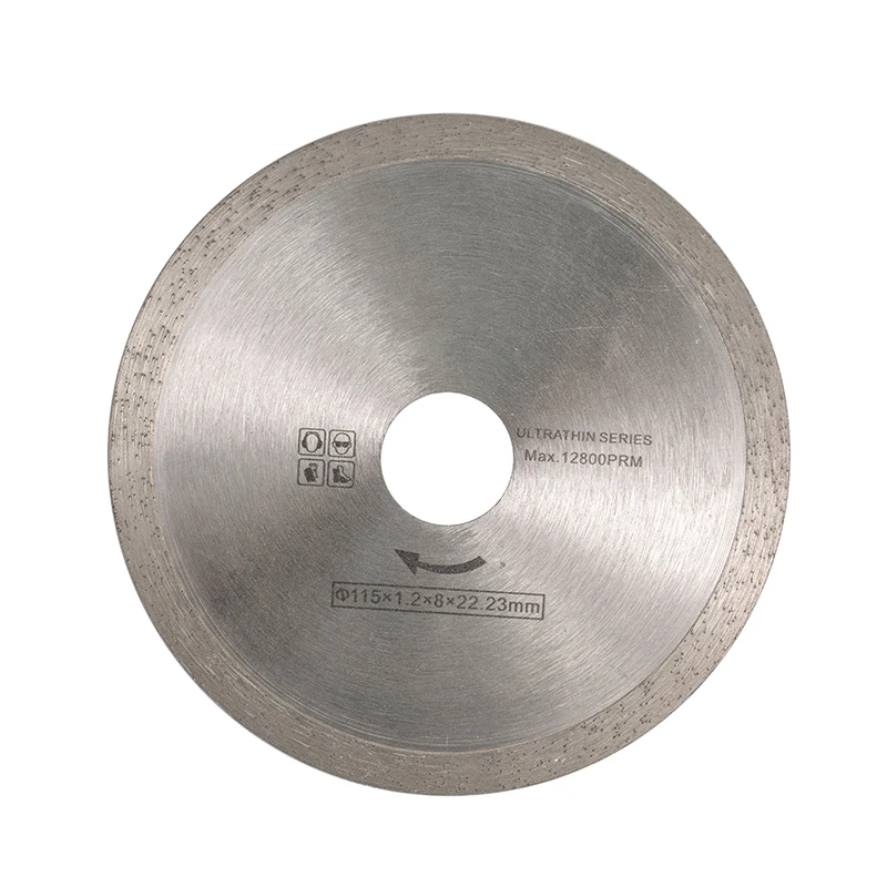 Non Sound Arix Silent Bridge Laser Welded Synthetic Diamond Powder Circular Saw Blade For Marble Gemstone Lapidary Cutting