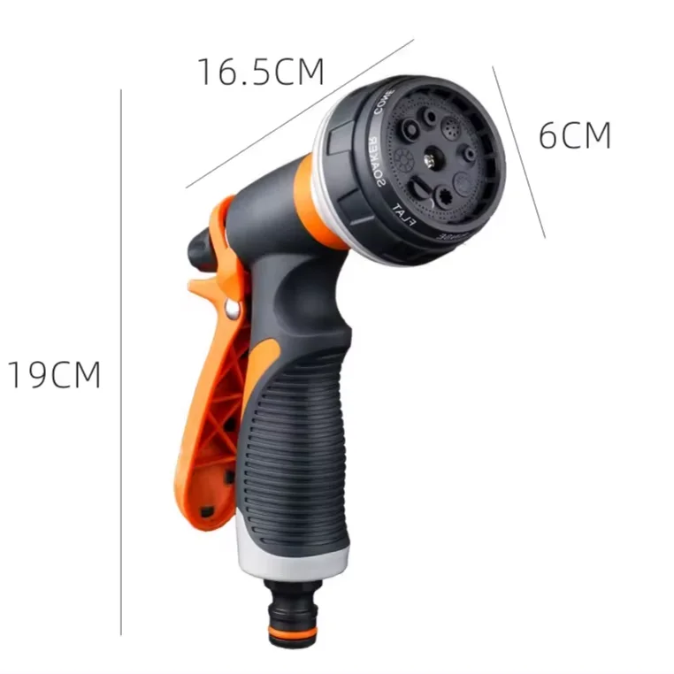 Hot Sale Snow Foam Pot Garden Hose Spray Gun Plastic 10 Function Spray Modes Garden Water Gun Nozzle
