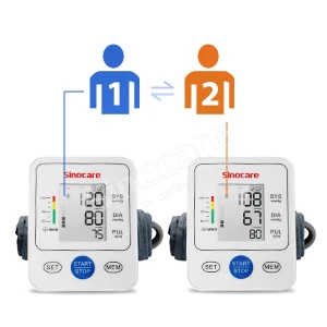 Sinocare Tensiometre Manuel BP Machine Price Digital Blood Pressure Monitor Upper Arm Free Blood Pressure Check Machine