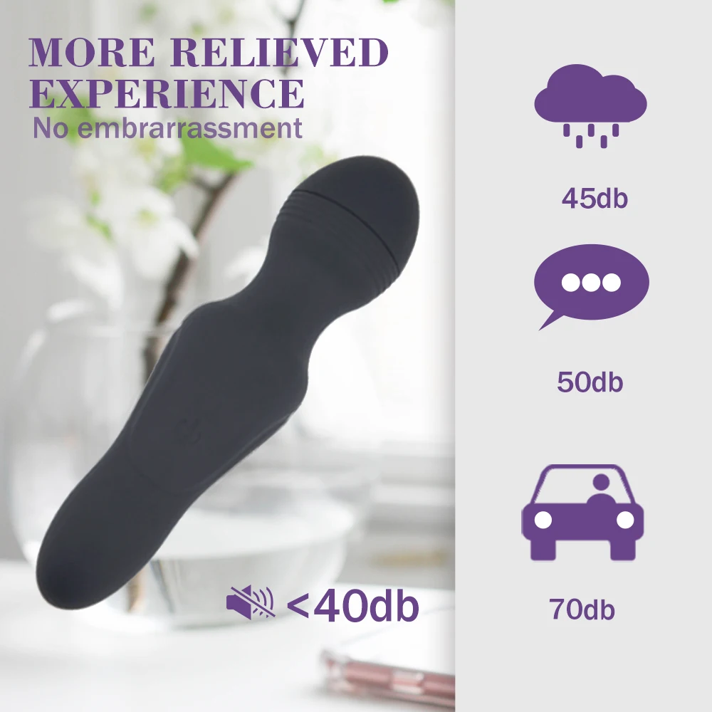 Strong motor vibrating head stimulates sensitive parts mini size portable G spot vibrator sex toys for woman