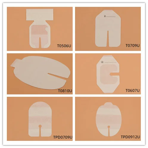 Waterproof Hypoallergenic CE Sterile Medical Transparent PU Film IV Cannula Dressing Wound Plaster 5cmx5.7cm