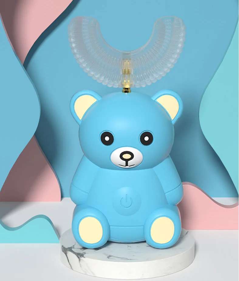 360 Degree Ultrasonic Toothbrush U Shape Electric 360 Sonic Electric Toothbrush, Children Electric Toothbrush U Shape