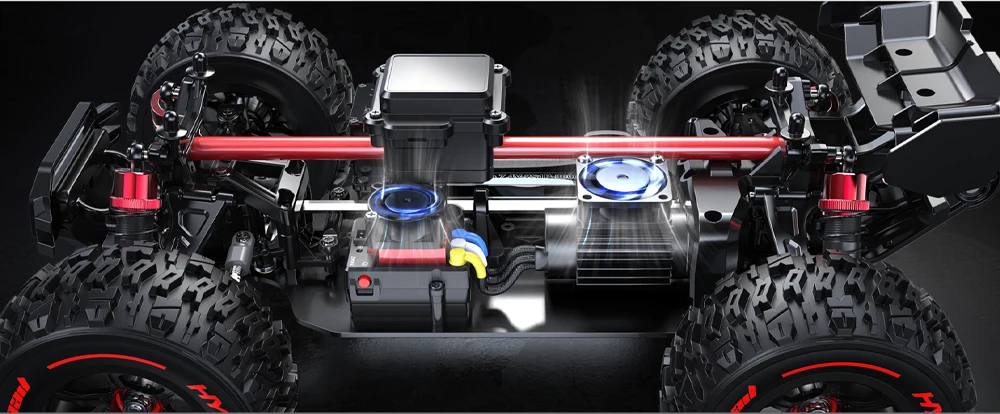 MJX 14210 HYPER GO 1/14 бесщеточный высокоскоростной Радиоуправляемый автомобиль модели 55 км/ч Багги Монстр RC Гусеничный