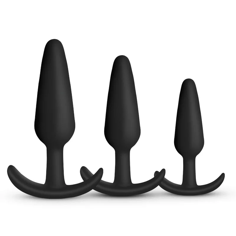 3PCS Anal Plugs Set Dildo G Spot Prostate Massager Adult Product Silicone Sex Toys for Couples Women Men Sex Shop Anus Butt Plug