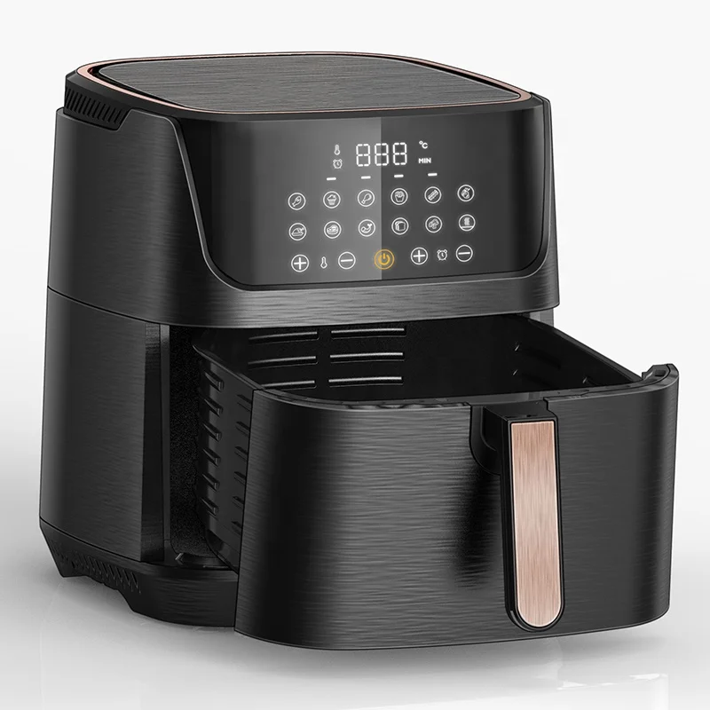 Kitchen accessories stainless steel  7.5L 9L  manual electric deep fryers large capacity  air cooker fryer