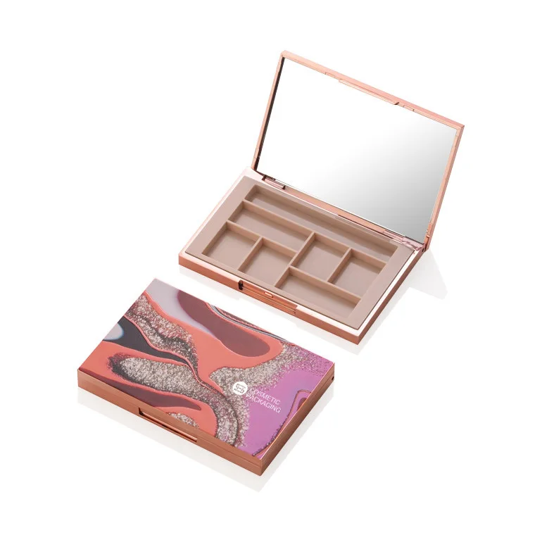 3D Printing Cosmetic Packaging Empty Plastic Eye shadow Palette Case Compact Box