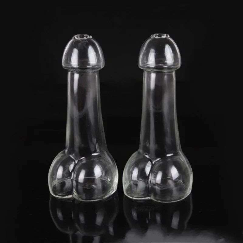 wholesa Creative Penis Glass cup 100ML Funny Penis Cocktail Wine Glass shot glass For Parties Bar KTV Night show