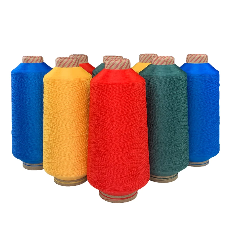 Лидер продаж высокоэластичная цветная 100D/2 нейлоновая окрашенная нить для носков 6 DTY