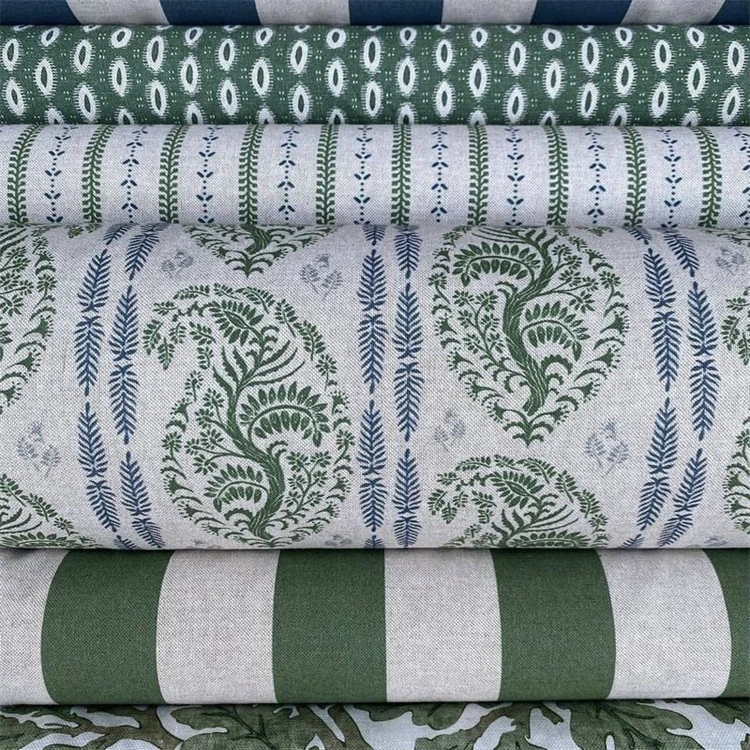 Wholesale Pure 100% Linen Fabric for Dress Shirt Linen Poplin Fabric Woven Plain Screen Printed Linen Sofa Fabric for Clothing