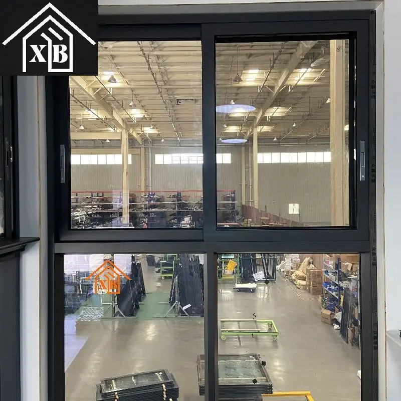 High Quality Double Glazed Tempered Glass custom made colors Sliding Windows for House