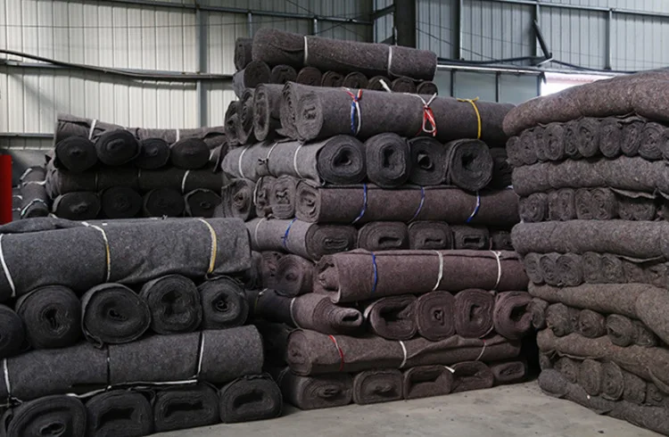 Factory good quality painter fleece drop cloth paint felt for floor protection paint recycled felt