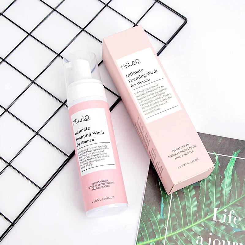 Private label Organic PH Balanced vaginal Hygiene Yoni Wash Female Vagina Foam Wash for Women