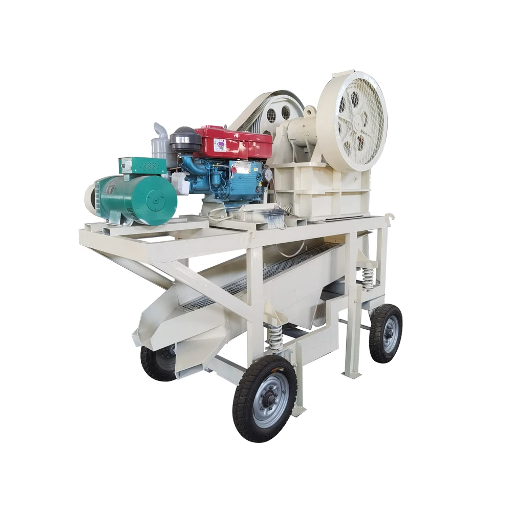 Hot Sale Good Price Mobile Diesel PE 150x250 Jaw Crusher with Screen