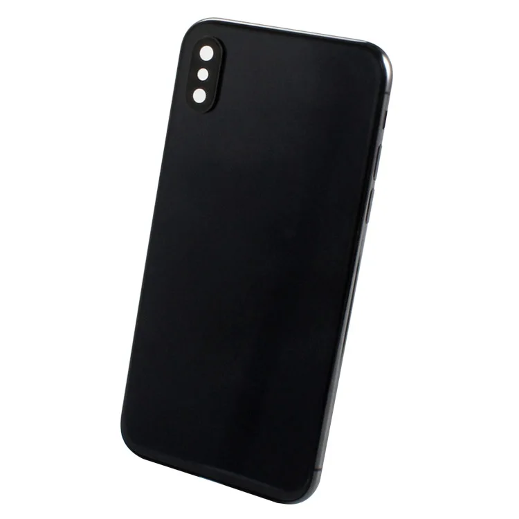 Черно-белый для iPhone X средняя рамка Корпус задняя крышка Стекло Замена