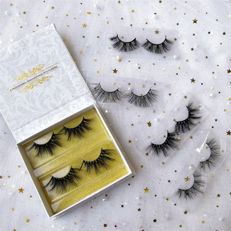 Empty pretty flirty soft fiber display trays packaging box eyebrow tweezers glossy synthetic lashes