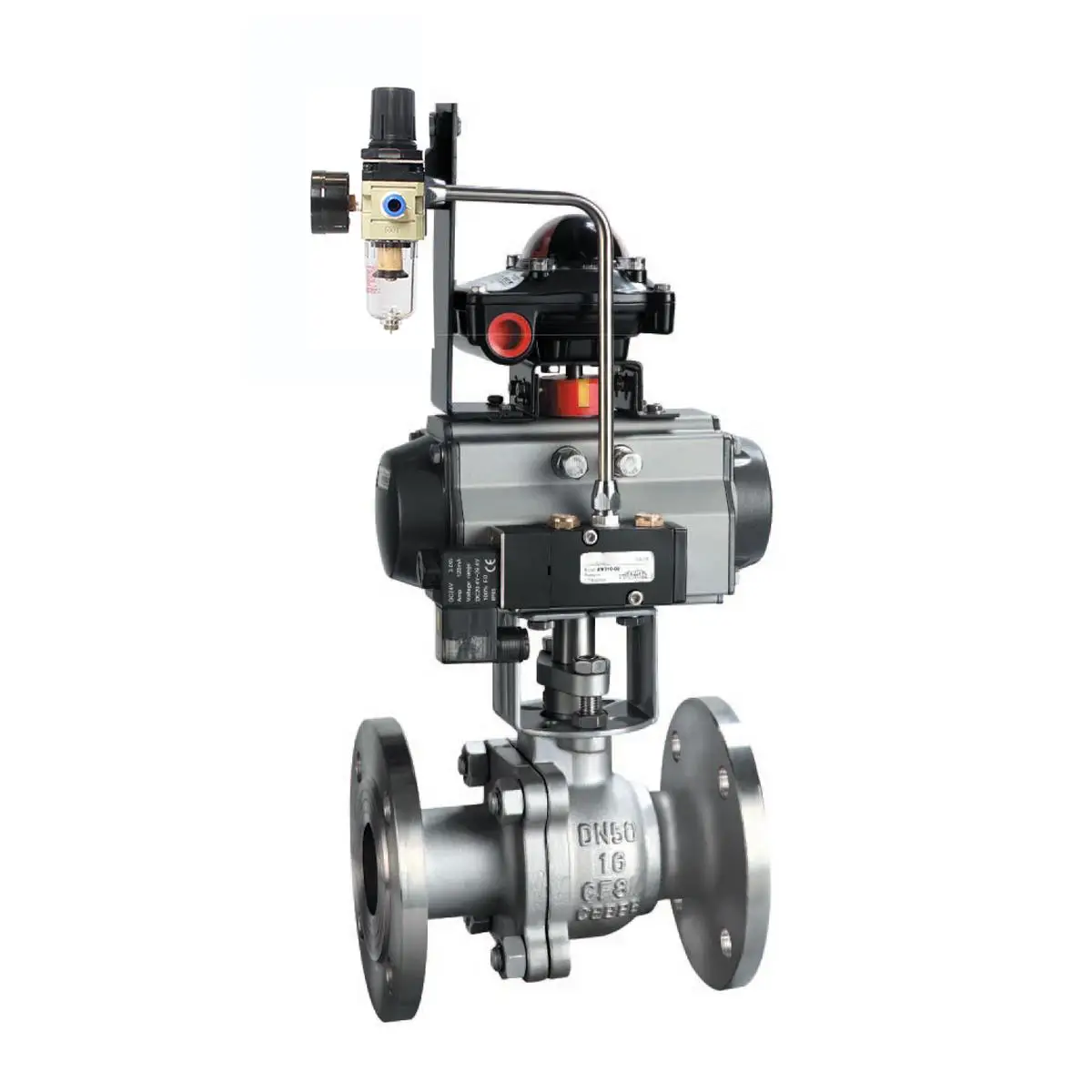 COVNA Air Automated Valve DN200 Flanged Ball Valve With Pneumatic Actuator 1.5 inch