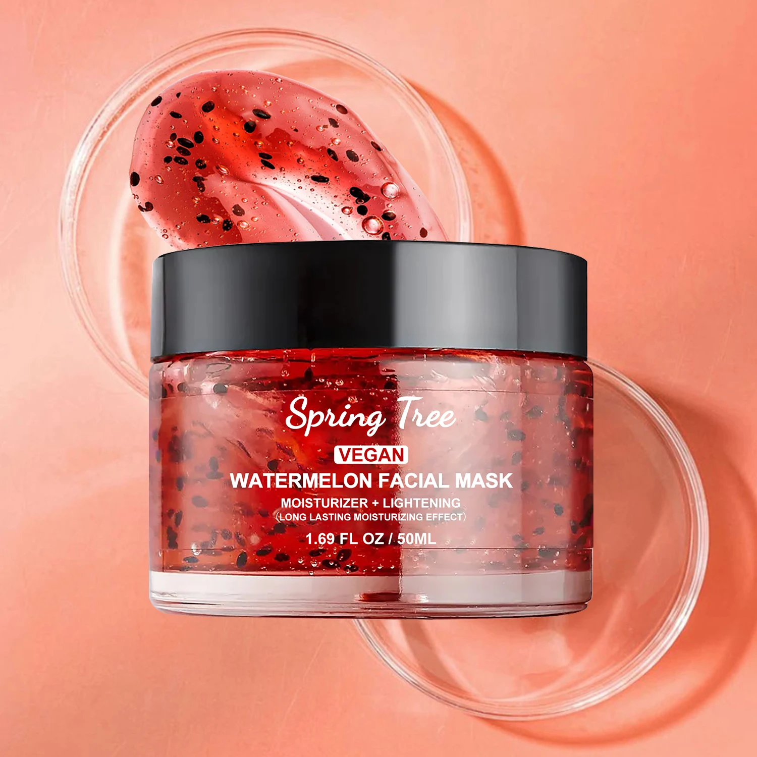 Custom Korean Fruit Facial Exfoliating Skin Moisturizing Watermelon Jelly Gel Mask