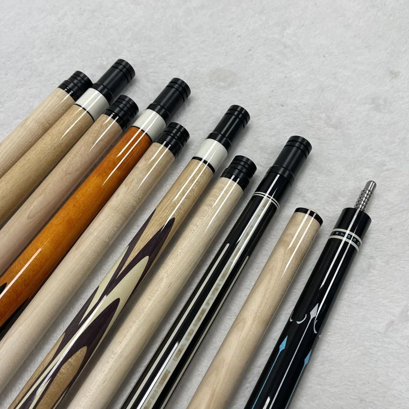 Xmlivet unique carom cues 142cm+12mm tip size radial pin maple wood pool cue sticks decal design billiard cue for wholesale