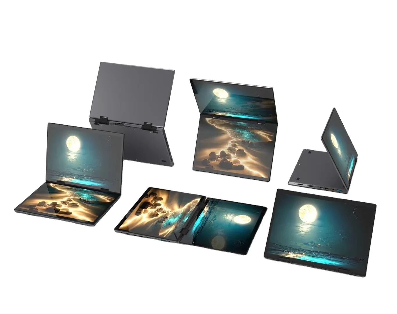 Special Design 10.5 Inch Business Laptop Dual monitor Touch Screen  Computer Netbooks Laptop For Bulk Wholesale