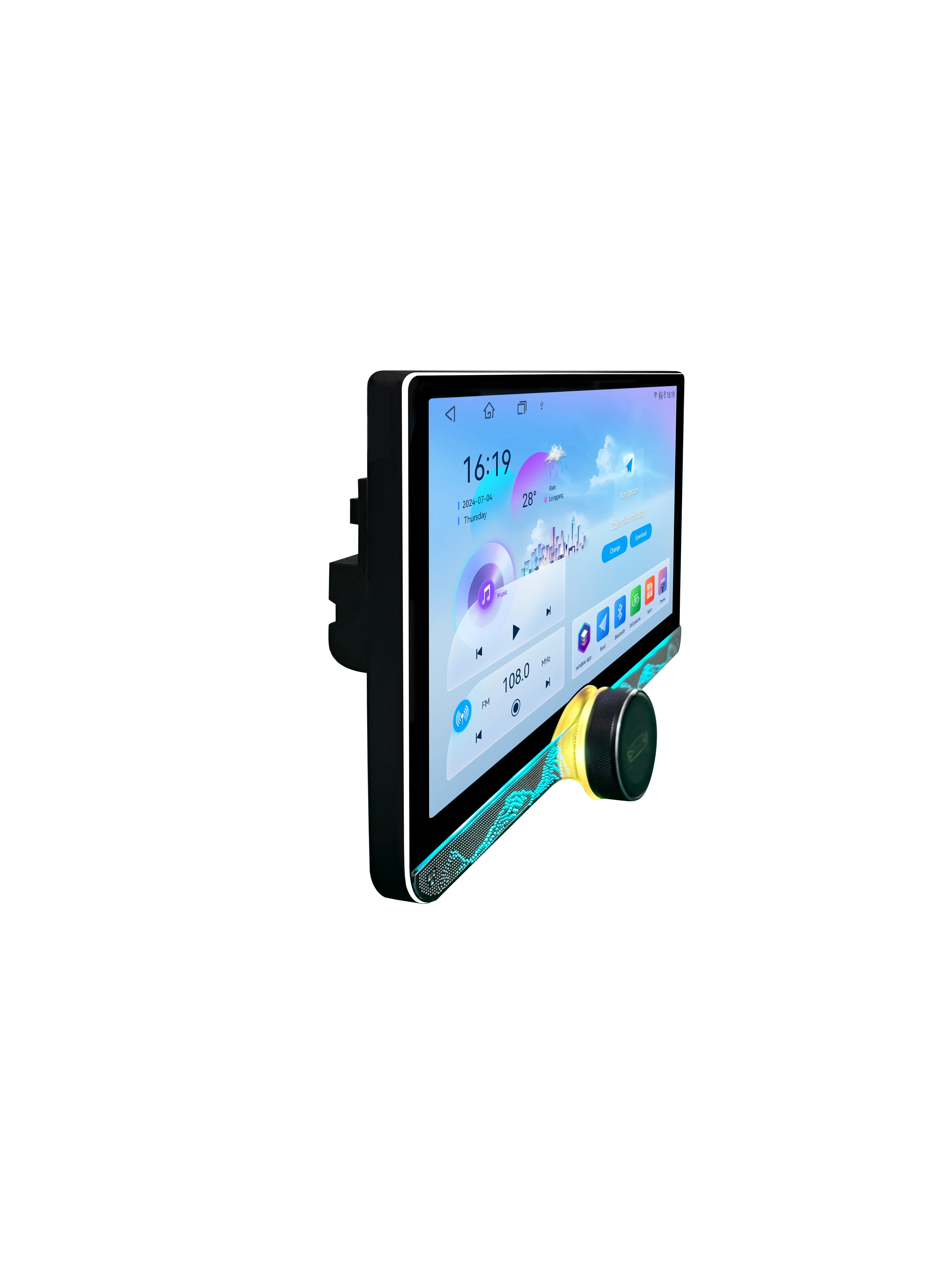 11.5 Inch Android 12  diamond 2k car player Touch Screen DSP android player for car