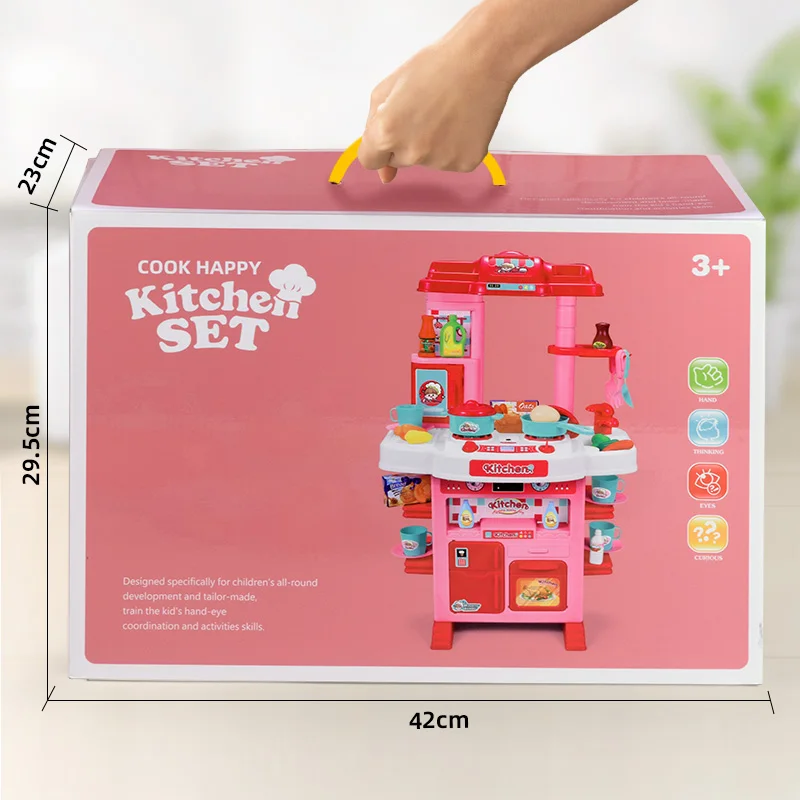 Popular Kitchen Play Set Toy Plastic Children Cooking Game Toy For Girl