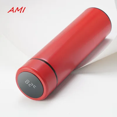 Temperature Display Smart Water Bottle LCD Touch Screen Intelligent Vacuum Bottle