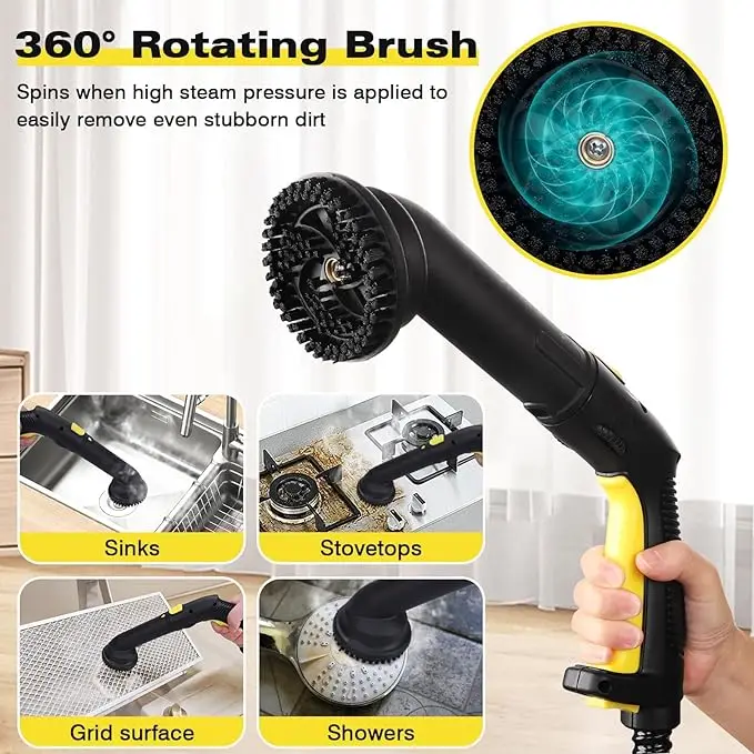 Latest Multi-Purpose Steam Cleaner Powerful Steam Cleaning Tool Floors Cars Kitchen Floor Handheld Upholstery Steam Cleaner