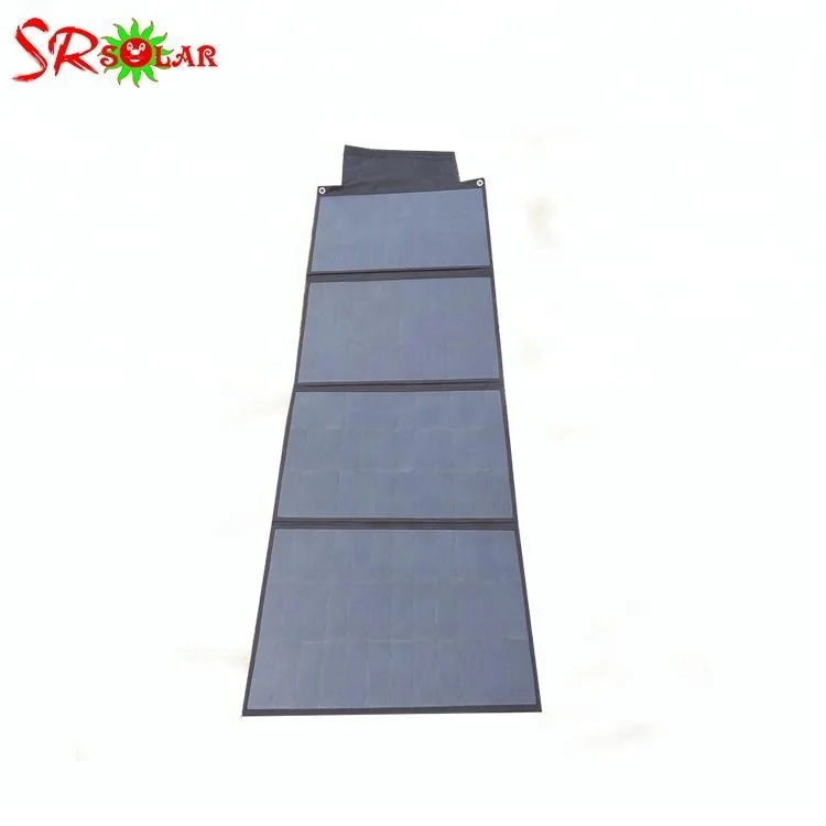 portable 80w 18v solar panel charger for camping